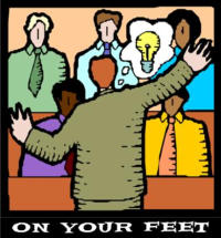 The On Your Feet presentation skills workshop
